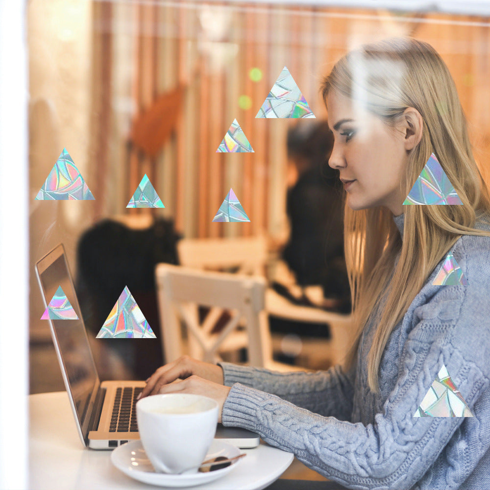 1Set Rainbow Prism Electrostatic Glass Sticker PVC Non-Adhesive Removable Window Colorful Film Sticker (No EN71) 1Set Rainbow Prism Electrostatic Glass Sticker PVC Non-Adhesive Removable Window Colorful Film Sticker (No EN71)